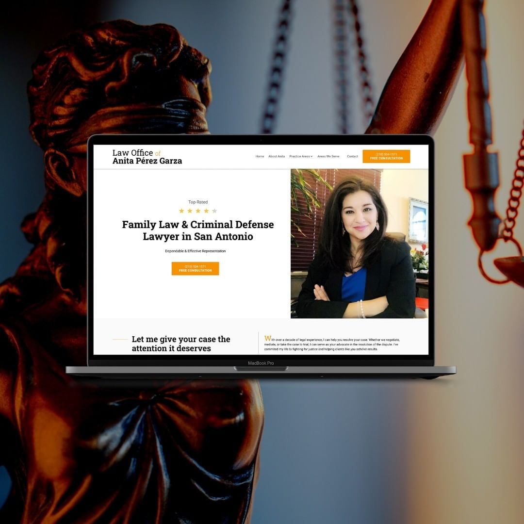 Family Lawyer Website Design San Antonio